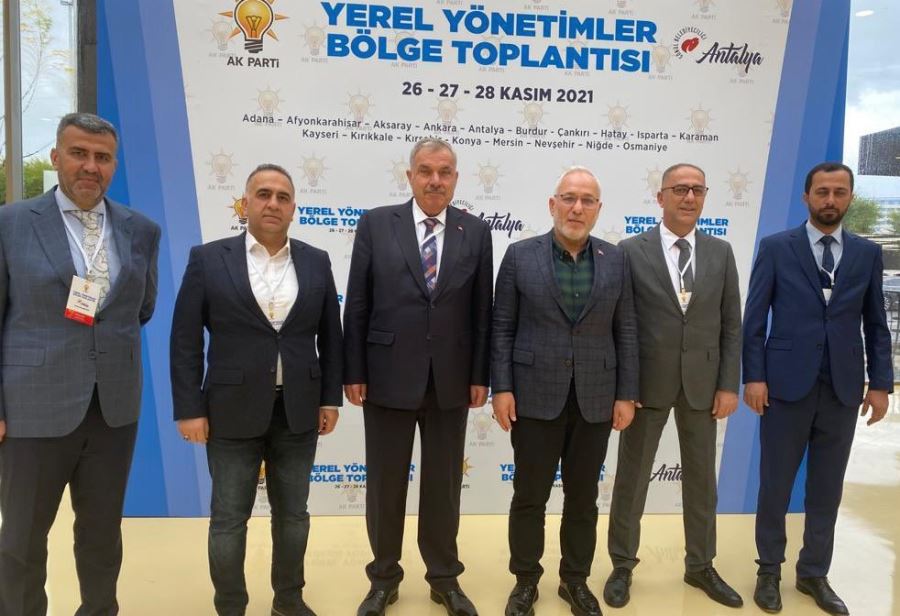BAŞKAN YILMAZ YEREL YÖNETİMLER BÖLGE TOPLANTISINA KATILDI