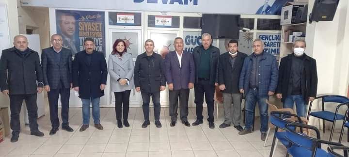 Başkan Yeşildal, Hassa ilçe teşkilatını ziyaret etti