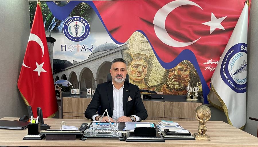 HATAY SAĞLIK-SEN HEKİM MAAŞLARI İYİLEŞTİRİLMESİ HAKKINDA AÇIKLAMADA BULUNDU