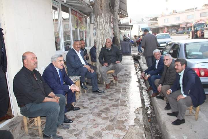 MİLLETVEKİLİ YAYMAN, HASSA ESNAFINI ZİYARET ETTİ