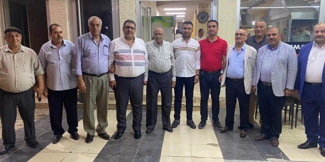 Reyhanlı’daki işadamları Serdar Özyurt’u ağırlad